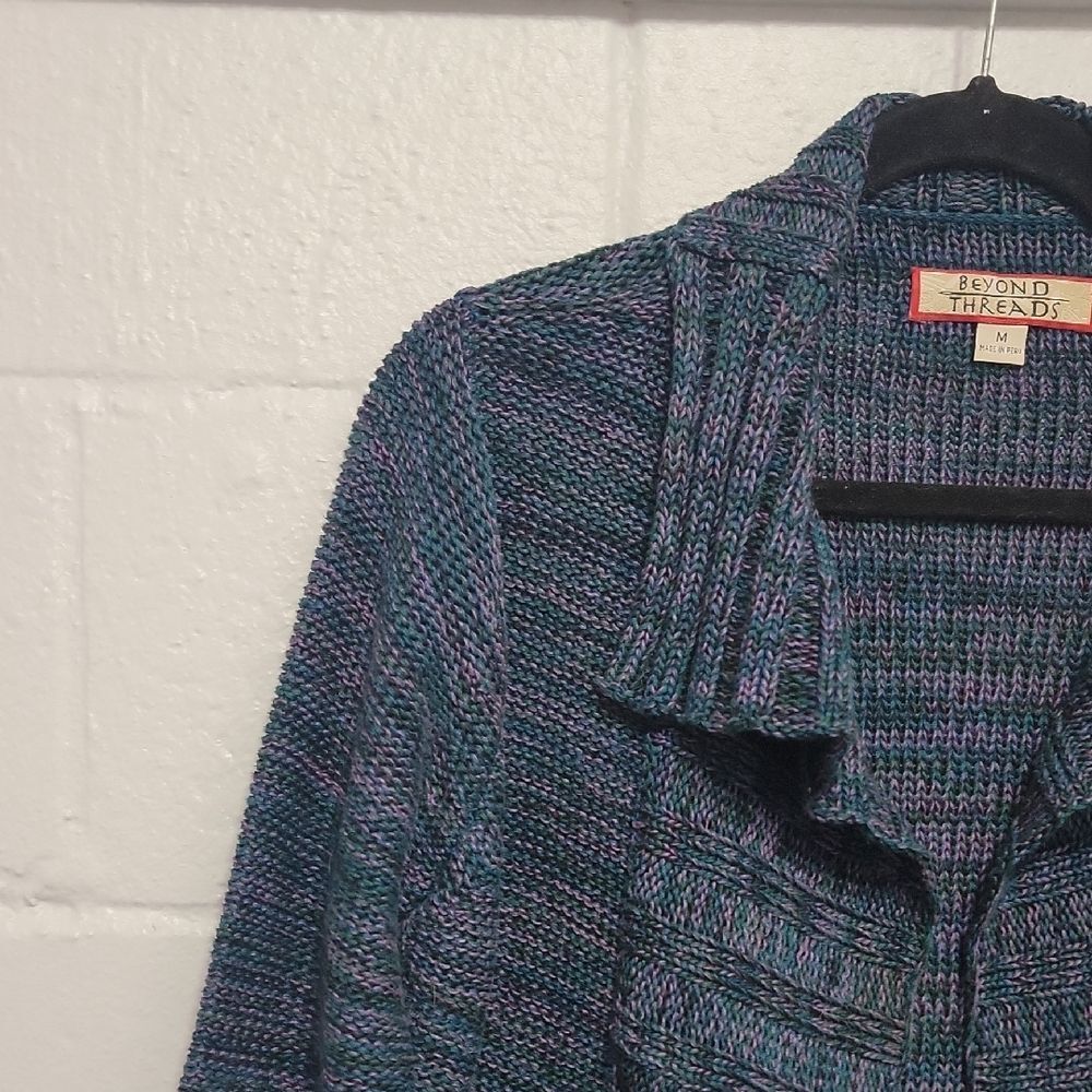 Beyond Threads Pima Multicolor Knit Cardigan - Picture 6 of 12